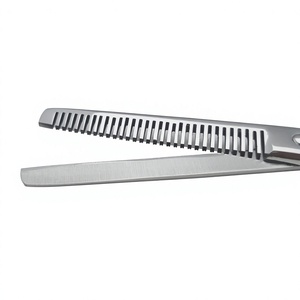 Ciseaux de barbier en acier inoxydable pour la coupe et le coiffage professionnels en salon - Product Image 1