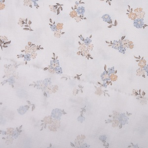 Tissu tissé 100% coton peigné 60s 95gsm 150cm imprimé numérique floral léger et respirant pour robes d'été pour filles et quilting - Product Image 2