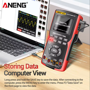 AOS02デジタルオシロスコープマルチメータアナログ帯域幅サポートオシロスコープ - Product Image 6