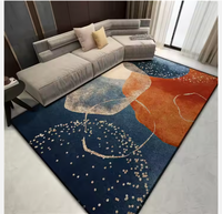 Koreanische minimalist ische Linie Muster Gold Teppich Home Dicker moderner Bereich Bodenfliesen Teppich Teppiche für Wohnzimmer Schlafzimmer