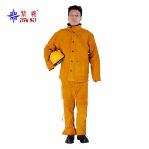 Zixi factory wholesale cowhide welding suits, cowhide workwear, electrician cowhide argon arc welding suits - Product Image 1