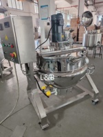 Bouilloire de cuisson inclinable à chauffage électrique en acier inoxydable pour sauce au caramel