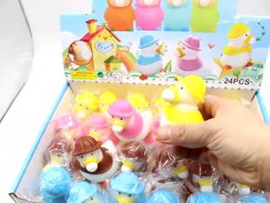 Juguete de soplado de <span class=keywords><strong>burbujas</strong></span> de animales explosivos pato TPR Squeeze Bola de escape musical para aliviar el estrés soplando <span class=keywords><strong>burbujas</strong></span> para niños - Product Image 4
