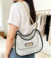Matériaux de broderie DIY pour sacs à main : toile en maille plastique pour sacs DIY