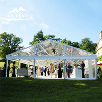 Tente de réception en aluminium 20x30m 30x50m pour mariage et location d'événements, vente en gros en Chine