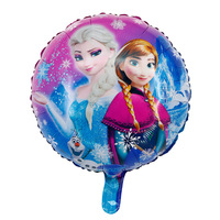18 inç Elsa ve Anna aile prenses doğum günü partisi kardan adam balonlar "dondurulmuş" alüminyum Film afişler