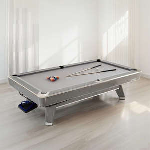 Tables de billard professionnelles OEM, cadres en bois massif, dalles en pierre bleue, adaptées aux jeux de billard à domicile et aux salles de billard - Product Image 5