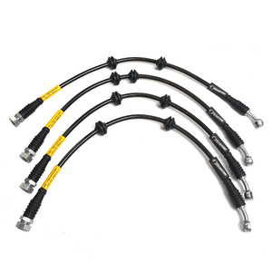 Tuyaux d'huile <span class=keywords><strong>de</strong></span> <span class=keywords><strong>frein</strong></span> renforcés par tresse d'acier inoxydable pour Toyota pour Highlander Su4 fait <span class=keywords><strong>de</strong></span> matériel durable <span class=keywords><strong>de</strong></span> PTFE - Product Image 3