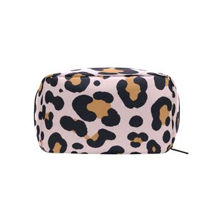 Custom Pink Leopard Printed Cosmetic <b>Pouch</b> Portable Makeup <b>Bag</b> <b>for</b> <b>Women</b> Mini Toiletry <b>Bag</b> <b>for</b> Travel - Product Image 2