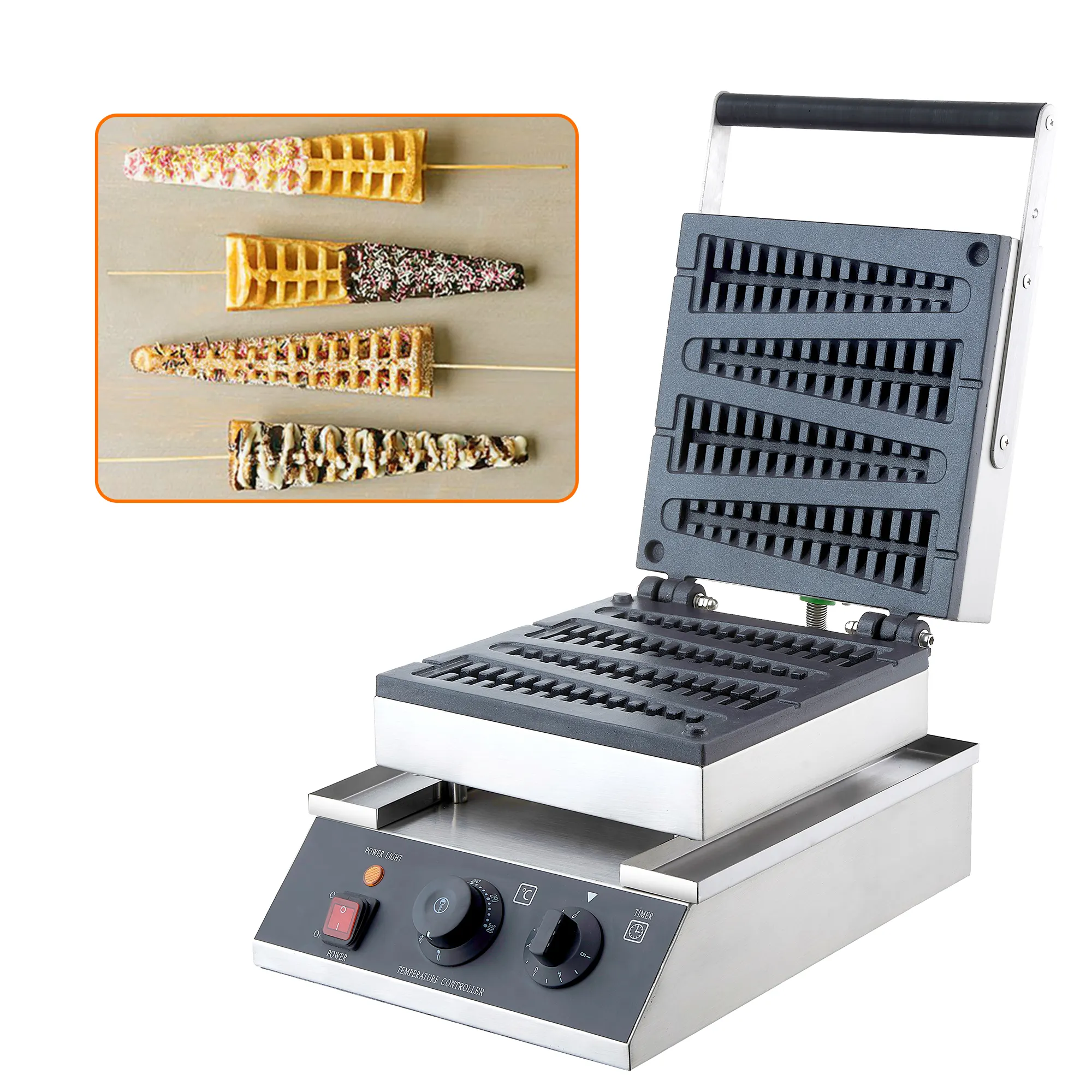 Горячая Распродажа, вафельная машина для кексов и яиц, коммерческая антипригарная вафельная палочка в форме рождественской елки