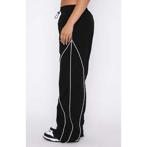 E230108 produttori di abbigliamento Custom <span class=keywords><strong>donna</strong></span> allenamento pista Joggers <span class=keywords><strong>pantaloni</strong></span> della tuta da <span class=keywords><strong>donna</strong></span> palestra sport Streetwear Hip-hop <span class=keywords><strong>pantaloni</strong></span> - Product Image 5