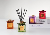 Diffuseur à bâtonnets en verre sans alcool 100 ml – Ensemble écologique pour parfum d'intérieur, huile essentielle, décoration maison, désodorisant – OEM ODM Marque Privée