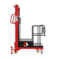 Nouveau transpalette élévateur à fourche, outils de levage haute efficacité, capacité de charge de 300 kg, fonctionnement sur batterie, 4 roues motrices pour machines