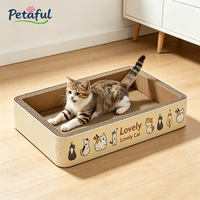 Grattoir pour chat rectangulaire classique de grande taille, de haute qualité, en carton ondulé durable, pour toutes les saisons, vente en gros