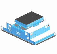 Robot AGV Inteligente OEM para Almacén, Vehículo Guiado Automatizado con Navegación Magnética, Lidar Multilínea, Precisión de 10 mm, 12 Toneladas