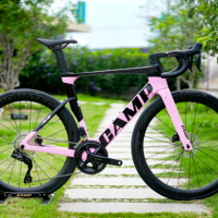 Cuadro de Bicicleta de Carretera 700C de Alta Calidad, con Cableado Interno Di2, para Cuadro de Bicicleta de Fibra de Carbono T800, 904g, Mate/Brillante