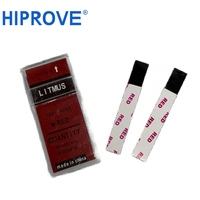 Bandelettes de test de pH jetables pour laboratoire, papier tournesol bleu et rouge