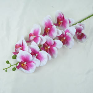 <span class=keywords><strong>Orquídea</strong></span> Artificial de 9 Cabezas de Alta Calidad en Oferta para Decoración del Hogar y Bodas - Product Image 1