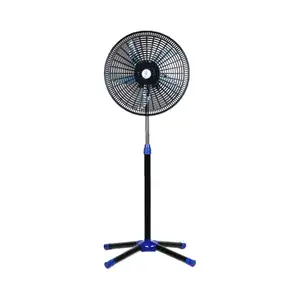 18 inch plastic guard vertical standing fan with cross base