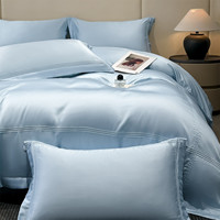 Parures de lit de luxe 100 % coton 300 fils/cm² 60S tissées, couleur unie élégante, draps-housses et housses de couette personnalisables, tailles Queen et King