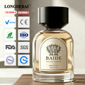 New Arrival Custom Clear <b>Perfume</b> Spray Bottle 50ml 30ml 100ml Elegant Empty Glass <b>Perfume</b> Bottle With Box Packaging - Product Image 1
