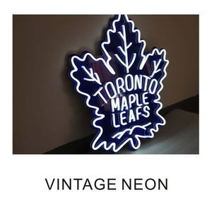<span class=keywords><strong>TORONTO</strong></span> MAPLE LEAFS bianco neon segnaletica logo - Product Image 2