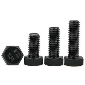Hochfester großer Sechs kantkopf Schwarz Mit A194 2h Mutter und F436 Klasse 88 Din Voll gewinde China Perno M24 Astm Struktur schrauben - Product Image 5