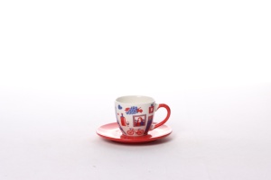 Ensemble de tasses de voyage personnalisées <span class=keywords><strong>en</strong></span> porcelaine fine de <span class=keywords><strong>Paris</strong></span> avec couvercle et poignée, cadeaux souvenirs de la ville, compatibles micro-ondes, réutilisables, tourisme français - Product Image 4