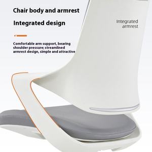 <span class=keywords><strong>Silla</strong></span> Ejecutiva de Oficina Ergonómica, Moderna, Sencilla, de Cuero, con Altura Ajustable, Giratoria, Respaldo en Forma de <span class=keywords><strong>Escalera</strong></span>, Cómoda, <span class=keywords><strong>para</strong></span> Negocios - Product Image 2