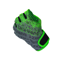HAIYI Vente Chaude Gants de Mécanicien Personnalisés OEM en Tissu Tricoté avec Impression Silicone Antidérapants pour Cyclisme et Sports, Doigts Entiers Extensibles