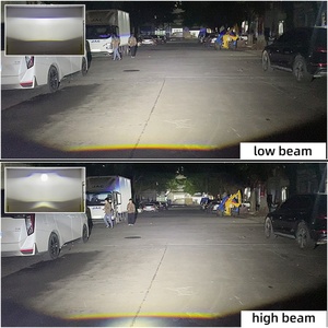 ไฟสปอร์ตไลท์โปรเจคเตอร์แบบ Bi-Led รุ่น S101 Ip67 12V 68W สำหรับติดตั้งกระจังหน้ารถยนต์ออฟโรด รถ SUV รถบรรทุก ไฟภายนอกกระจังหน้า - Product Image 5