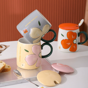 Tasses en porcelaine personnalisables avec design de dessin animé, 400 ml, compatibles lave-vaisselle et micro-ondes, pour café, thé, eau, cadeaux d'affaires, logo personnalisé - Product Image 2