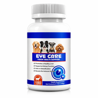 146g Suplemen Vitamin Antioksidan Perawatan Mata Hewan Peliharaan 180 Tablet Rasa Daging Sapi Suplemen Kesehatan Penglihatan Anjing Tinggi Protein