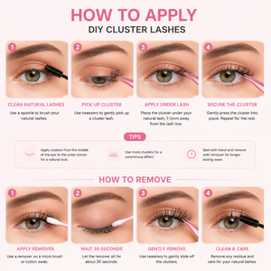 120 Cils en Grappe Effilés Faits Main 8-16mm, Volume Intense 10D-20D, Kit DIY d'Extensions de Cils <span class=keywords><strong>Manga</strong></span>, Cheveux Synthétiques Effilés Effet Fée - Product Image 3