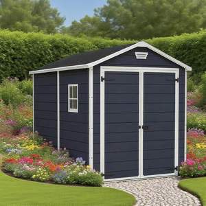 Hangars en plastique étanches de 6x5ft avec fenêtre pour <span class=keywords><strong>jardin</strong></span> arrière-cour Patio pelouse extérieur <span class=keywords><strong>outils</strong></span> <span class=keywords><strong>abri</strong></span> - Product Image 5