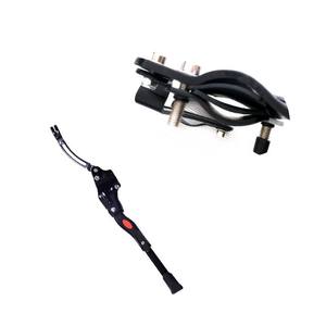 Bicycle Kickstand Adjustable Side <b>Frame</b> Support 40-45Cm Aluminum Black for Mountain Bike Rear <b>Frame</b> <b>Mount</b> - Product Image 2