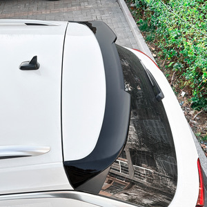 Volkswagen T-Roc Rear Trunk Spoiler Piano Black Carbon Fiber Texture Ducktail ABS Wing 2017 - Product Image 2