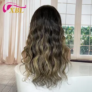 XBL Hair Wig Vendor Natural Pre Plucked Hairline Abby Wig Wholesale Brazilian Raw Virgin Human Hair Body Wave Wig For Women