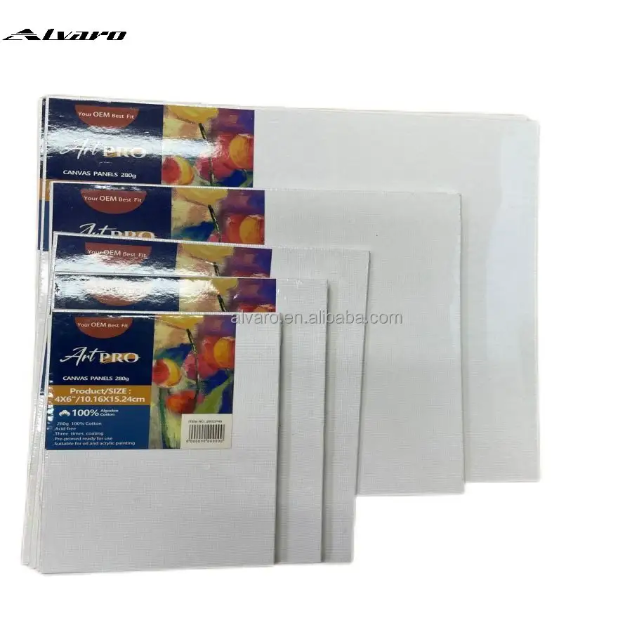 Painting canvas panel sketched canvas for acrylic watercolors oil colors blank white canvas pad