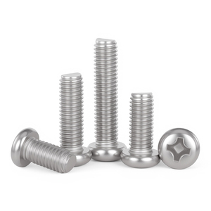 GELISEN 304 Stainless Steel Phillips Pan Head <b>Screws</b> M2 M3 M4 <b>M5</b> M6 Machine Bolts - Product Image 1