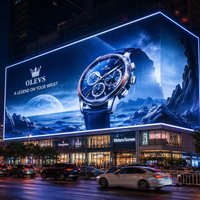 Écran LED d'extérieur 3D P6 P10P8, panneau d'affichage vidéo LED publicitaire couleur intégrale, armoire ultra-économe en énergie