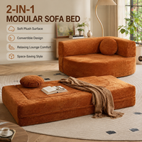 Sofá Cama Modular de Diseño Moderno, Convertible, Ahorra Espacio, Acogedor, para Sala de Estar, Venta al Por Mayor Directa de Fábrica, Personalizable