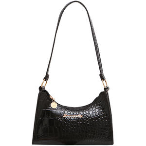 Bolso de fieltro retro estilo coreano para mujer, primavera 2026, con patrón de avestruz, sencillo, casual, de un solo hombro, cruzado, con cremallera mediana - Product Image 6