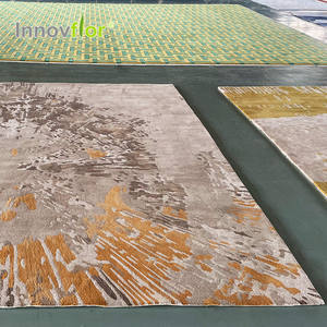 <span class=keywords><strong>Tapis</strong></span> en laine sculptés et touffetés à la main, motif floral moderne, petits <span class=keywords><strong>tapis</strong></span> à motifs floraux, <span class=keywords><strong>tapis</strong></span> de chambre à coucher, grands <span class=keywords><strong>tapis</strong></span> ronds, salon - Product Image 4