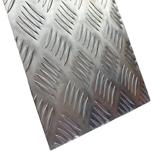Plaque en acier inoxydable en alliage d'aluminium gaufré feuille d'acier inoxydable en relief à carreaux de diamant plaque antidérapante - Product Image 5