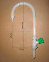 Fabricant chinois robinet de laboratoire PVDF Discount prix union robinet Pvdf moderne robinet col de cygne en plastique G1/2