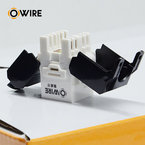 Piezas de telecomunicaciones completamente almacenadas Keystone Cat6 RJ45 Jack de alta calidad con instalación sin herramientas - Product Image 4
