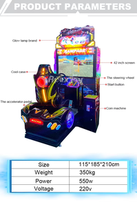 Volante Commerciale per Macchine da Gioco Arcade, Gioco di Corse a Giocatore Singolo per Centri Giochi FEC e Centri Commerciali - ApexJoy - Product Image 3