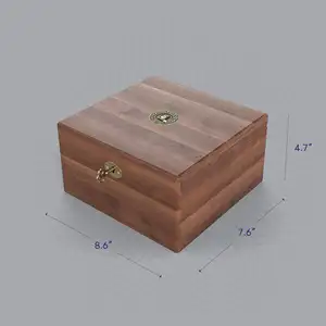 Walnut Stash Boxes für Kunst Hobbys und Aufbewahrung zu Hause-Aufbewahrung sbox aus Holz für Aufbewahrung und Schmuck