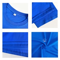 T-shirts unisexes basiques respirants en coton 100% 180 grammes, col rond, pour hommes